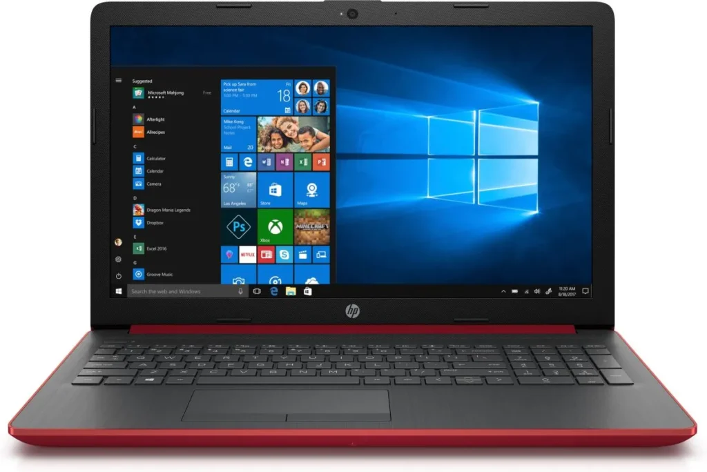 لپ تاپ HP 15-Da2 روی میز کار