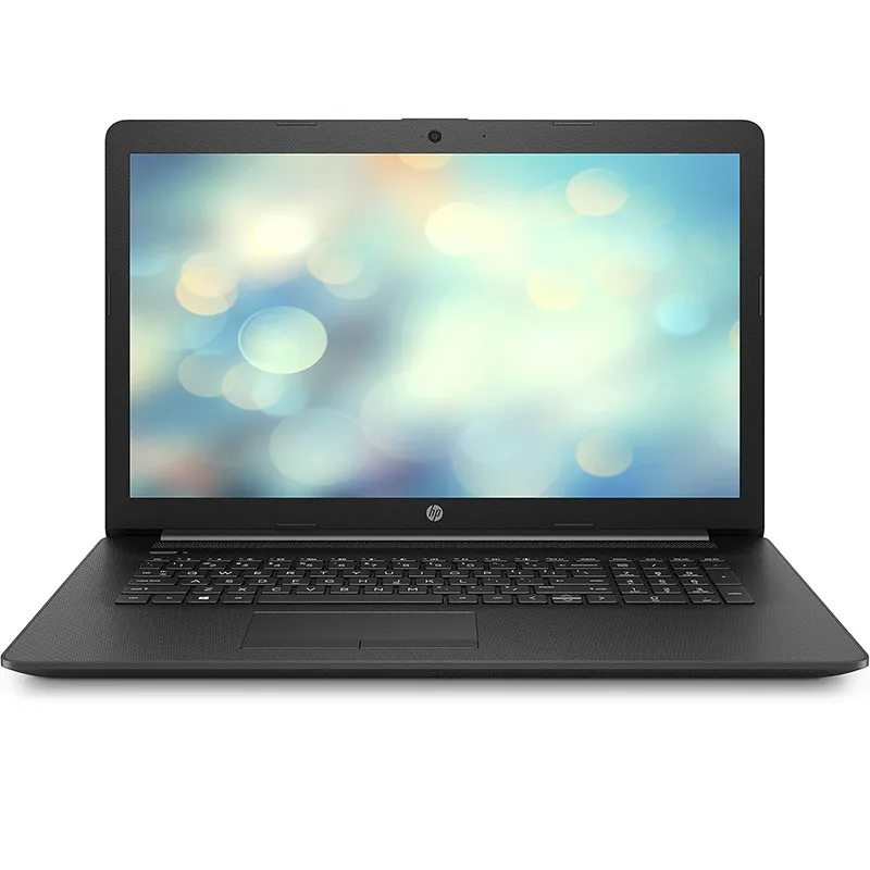 لپ تاپ HP 17-By1 با صفحه نمایش 17 اینچی روی میز کار