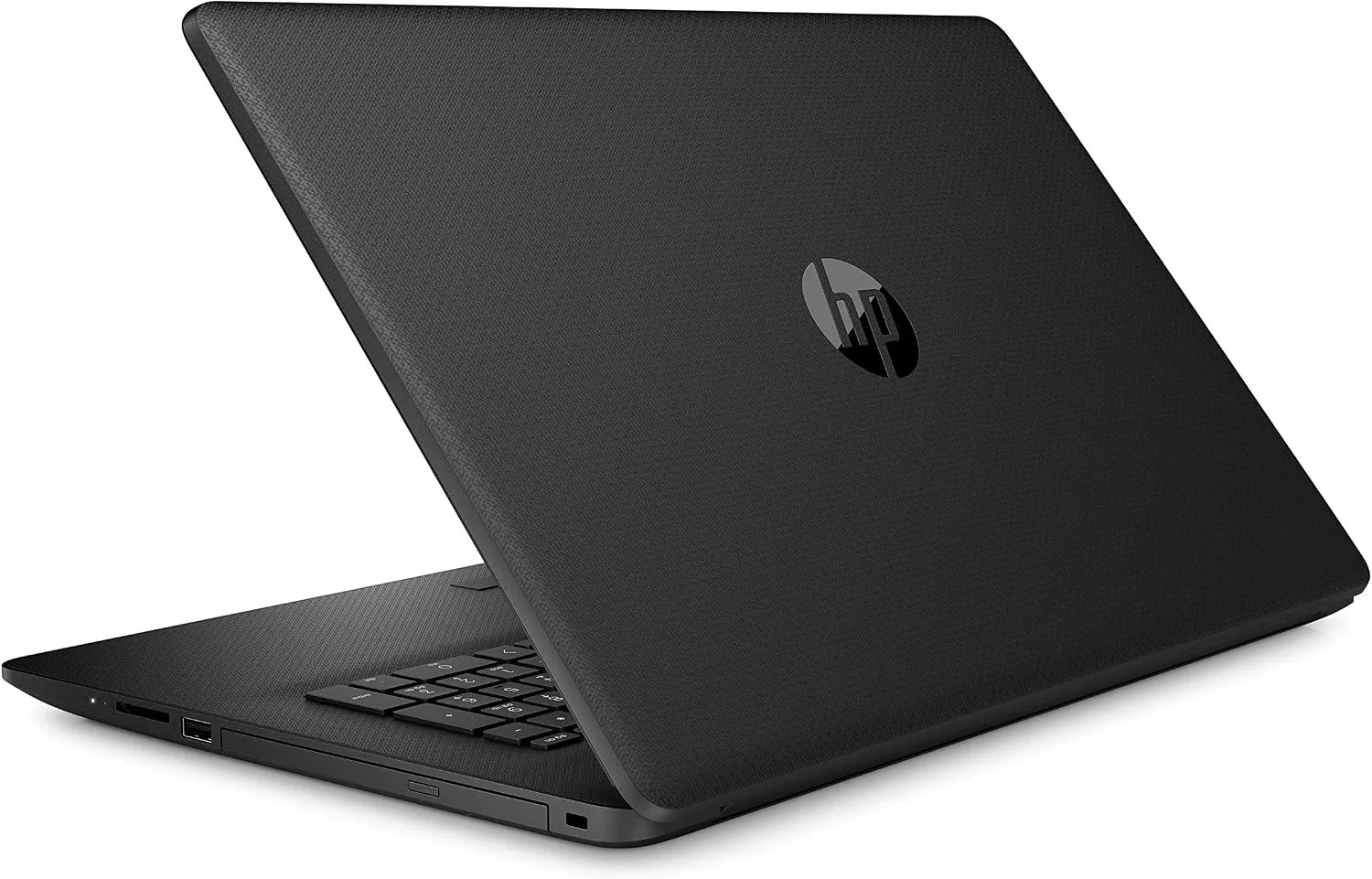 لپ تاپ HP 17-By1 با صفحه نمایش 17 اینچی روی میز کار