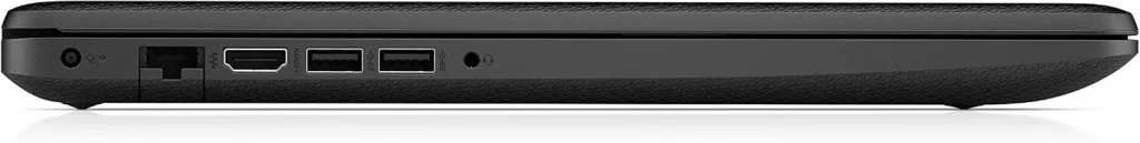 لپ تاپ HP 17-By1 با صفحه نمایش 17 اینچی روی میز کار