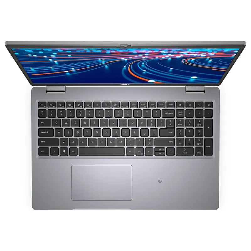 لپ تاپ DELL Latitude 5520 با پردازنده Core i5 روی میز کار حرفه ای