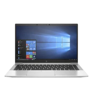 لپ تاپ HP EliteBook 840 G7 بر روی میز کار حرفه‌ای