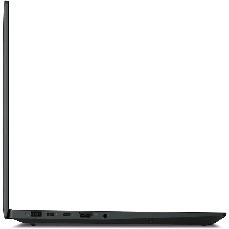 تصویری با کیفیت از لپتاپ Lenovo P1 Gen 5 روی یک میز کار مهندسی