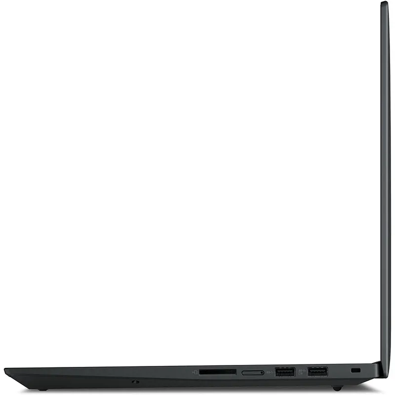 تصویری با کیفیت از لپتاپ Lenovo P1 Gen 5 روی یک میز کار مهندسی