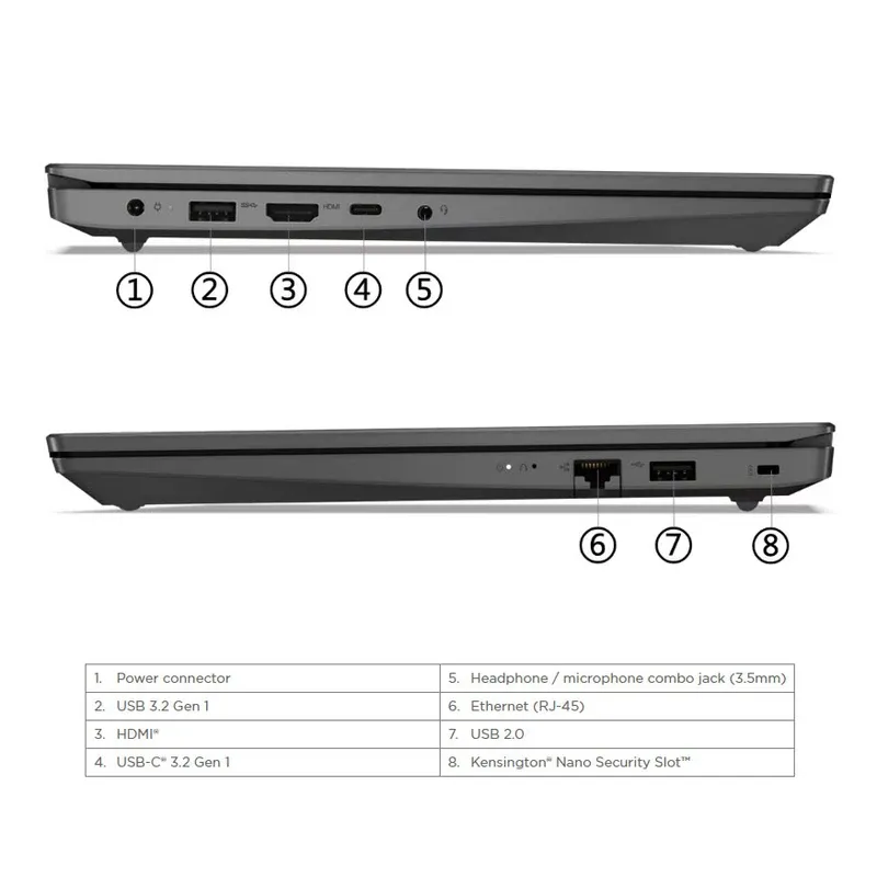 لنوو V15 G4 IRU با پردازنده Core i5 و رم 16 گیگابایت